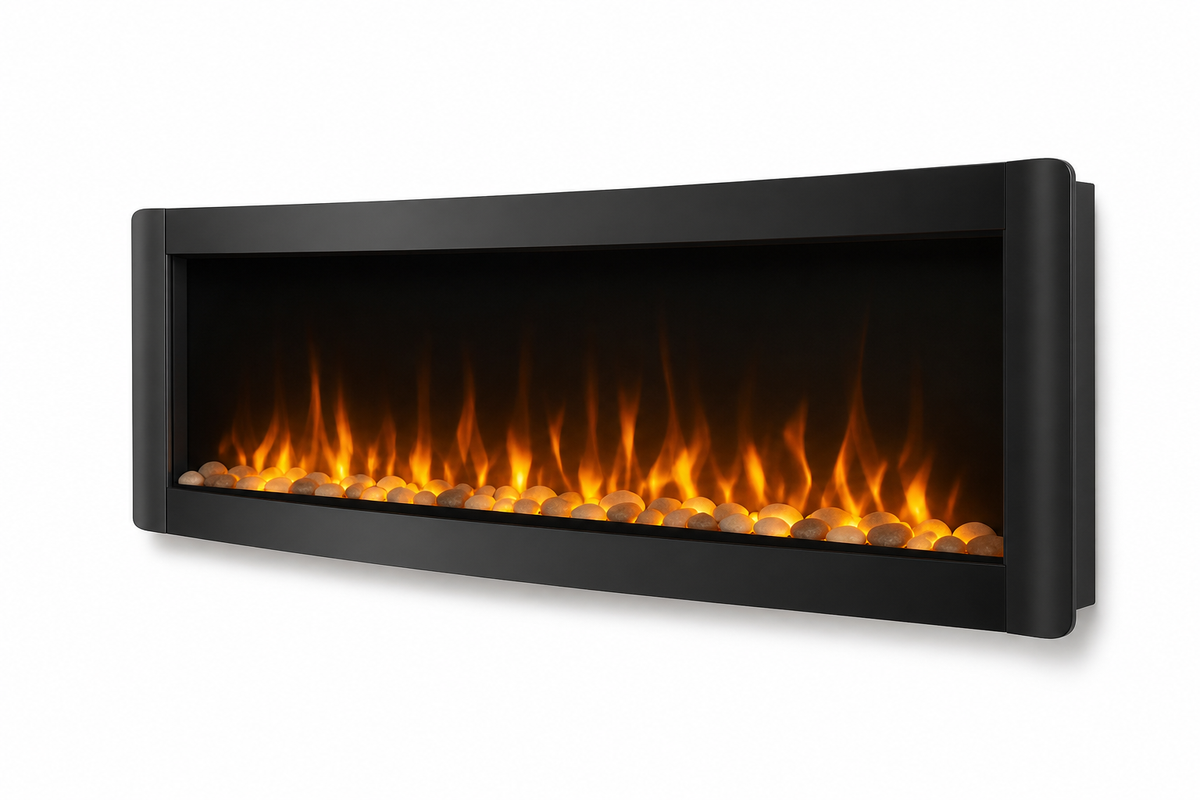 WallGlow 60-Inch Electric Fireplace